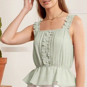 Ribbed detail top